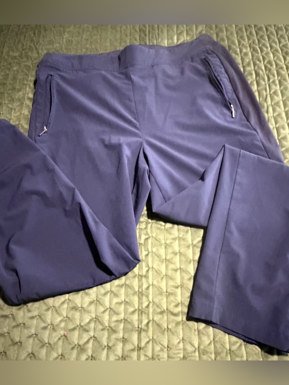 Chico's Dark Navy Pull-On Elastic Waist Pants Chico’s Size 1.5, US Size 10